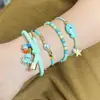 Nuevas Pulseras Apilables Estilo Divertido Festivo de Temu Pulseras Retro Personalizadas de Arcilla Suave Perlas Cuerda Elástica de Nylon