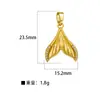 Moda Creativa Transfronteriza Colgantes de Cobre con Microincrustaciones Estilo Océano Accesorios para Collares DIY Colgantes de Concha Estrella de Mar Caracola Venta al por Mayor