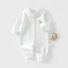 Nueva Colección Otoño Mameluco de Algodón para Bebé, Mameluco Sin Costuras, Tejido Categoría A, Fábrica de Origen en Anyang
