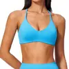 Sutiã esportivo sem costura, modelagem justa, com alças finas, absorvente de impacto, design em Y, secagem rápida, respirável, top para yoga, sutiã para academia, design que valoriza as costas, 5112