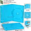 Gc Game Box Caja de Juego Gamecube Caja de Repuesto para Juego Caja de Disco de 8 cm con Ranura para Tarjeta Caja para Disco Mini CDDVD