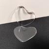 Suministros del Fabricante Adornos de Vidrio Decorativos en Forma de Corazón, Colgantes y Colgantes de Vidrio. Soporta corte y puede personalizar vidrio de forma especial