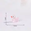 Patitos Luminosos de Colores Accesorios de Resina DIY Patito Amarillo Brillante Degradado Adornos de Animales en Miniatura