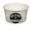 Tazas y Tazones de Papel Desechables para Helado de 6.5oz 200ml al por Mayor con Diseños Imprimibles y Tapas Opcionales