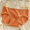 Ropa Interior Estilo Lencería Pura Retro para Mujer, Cintura Media-Alta, Control de Abdomen, Cubre Cadera, Transpirable y Cómoda, Calzones para Niñas, Venta al por Mayor Transfronteriza