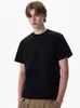 Camiseta de Manga Curta Estilo Americano de Verão em Algodão Espacial com Amônia Líquida para Homens, Design de Nicho, Corte Limpo, Caimento Solto, Top Tendência