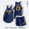 Conjunto de Uniforme de Baloncesto para Estudiantes Universitarios Hombres, Uniformes de Competición y Entrenamiento de Equipo, Playeras de Baloncesto Estilo Americano, Compra Grupal con Impresión de Número