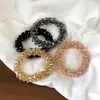 Diadema de strass estilo coreano de lujo ligero con diamantes brillantes y efecto hielo picado, adecuada tanto para el cabello como como pulsera