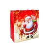 Bolsa de Regalo Navideña No Tejida Transfronteriza Bolsa Tote Creativa de Papá Noel Bolsa para Manzanas Navideñas Bolsa de Regalo Impermeable