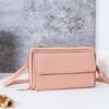 Nova bolsa para celular com tela sensível ao toque, bolsa pequena e elegante para mulheres, bolsa para celular de mão popular na Internet