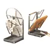 Suporte de Armazenamento Multifuncional para Tampas de Panela, Espátula de Panela, Tábua de Corte - Doméstico, Vertical, Bancada, Mesa - Suporte de Tampas de Panela de Dois Camadas