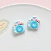 Grande Pilha de Cartas Menina de Resina Acessórios Charms para Sapato Crocs Joias DIY Capa de Celular Acessórios de Cabelo Adesivos Materiais Decorativos