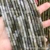 4 * 13mm de comprimento cilindro de furo reto frisado contas soltas atacado multi-cor opcional contas de pedra jóias roupas