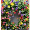Zong Hong Roupa de Primavera Transfronteiriça Decoração Festival de Flores Simulado Primavera Roupa de Eucalipto Pendente de Porta