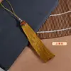 Sombrero de 13 cm con Patrón de Nube Fleco de Borla de Aleación Traje Antiguo Hanfu Colgante Largo de Cloisonné Colgante para Coche Colgante de Borla