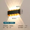 Nuevo producto transfronterizo: Lámpara de pared LED para exteriores con iluminación hacia arriba y hacia abajo para paredes exteriores de villas, vallas de patios y postes de puertas, lámpara de pared impermeable de doble cabezal