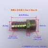 Conector de pagoda de acero galvanizado, cable exterior, tubo de cuero hexagonal, boquilla de tubería de agua de manguera de cabeza verde, 2 puntos, 3 puntos, 4 puntos, 6 puntos, 1 pulgada