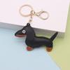 En stock Colgante de perro salchicha Lindo Ruth Mismo estilo Cuero Cachorro Bolso Colgante Pareja Llavero Coche Colgante