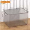 Caixa de Armazenamento Transparente Doméstica de Mesa Grande Capacidade Caixa de Armazenamento de Roupas Armazenamento de Brinquedos Plástico Grande Espessada Caixa de Armazenamento