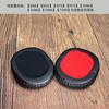 Funda de esponja para auriculares PU ovalada cuadrada tamaño 8060 8565 9070 9575 10085 1058511090