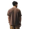 Camiseta Gruesa Estilo Retro Americano para Hombre de Manga Corta Verano 2025 Nueva Marca de Moda Perfil de Chico Duro Top Holgado Tendencia para Hombre