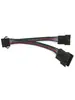 Terminal de aeronave SM2.54 divisor um para dois 2P/3P/4P/5P/6P crimpagem dupla plugável fio 1 em 2 saída 2