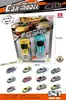 Coche de Metal que Rebota con Tracción Trasera Comercio Exterior Transfronterizo Modelo de Coche de Metal Decoración de Coche de Carreras Juguete Regalo para Niño Venta al por Mayor