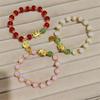 Pastel chinês cozido Yilong, Pulseira Dragão Auspicioso, Pastel de dragão da sorte, Pulseira com pingente da Marca da Sorte, pulseira de presente para namorada
