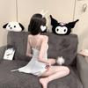 Noite Dourada Lingerie Sexy Renda Vazada Puro Desejo Menina Pijama Alça Privada Sexy Camisola de Casa QQNY terno
