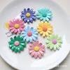 Accesorios de resina diy margarita grande joyería para niños tocado pinza para el cabello decoración caja de almacenamiento hebilla para zapatos pegatina para refrigerador parche