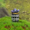 Casa de Bonecas Acessórios para Casa de Bonecas Modelo em Miniatura Ornatos de Micro Paisagem Vasos de Plantas Suculentas Artificiais Mini
