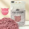 Fabricante de Arena para Gatos de Tofu Sin Polvo 6L Aroma a Té Verde Biodegradable Desodorante Venta al por Mayor Arena para Gatos Aglomerante Ecológica Biodegradable para Gatos