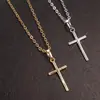 Joyería Transfronteriza Europea y Americana, Collar con Colgante de Cruz Incrustado de Diamantes Moderno y Sencillo, Cadena para Clavícula de Lujo Ligero y Alta Gama, Accesorios para Mujer