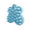 Cepillo de champú de silicona nuevo, japonés y coreano, para masaje del cuero cabelludo húmedo y seco, cepillo de baño con forma de mariposa para masaje meridiano.