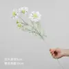 Buquê de flores artificiais de lírio branco puro, flores de seda, flores artificiais de plástico, decoração de sala de estar, arranjo floral de casamento
