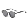 Gafas de Sol Redondas Pequeñas Estilo Nuevo Estampado de Leopardo Transfronterizas para Hombres y Mujeres, Gafas de Sol Retro Artísticas de Alta Gama Anti-UV