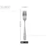 Vajilla Vajilla Occidental traje Juego Simple 430 Cuchillo Tenedor Cuchara Cuchillo para Bistec Cuchara Redonda Jieyang Acero Inoxidable