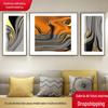 Luz luxo abstrato sofá fundo parede piso pintura grande sala de estar pintura decorativa atmosfera avançada corredor Villa pintura 2525