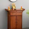 Mesa de Altar para Uso Doméstico, Santuário Budista, Mesa de Oferendas, Armário Budista, Santuário Estilo Chinês, Armário de Santuário, Mesa de Oferendas, Mesa de Incenso