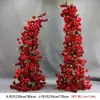 Adereços de Casamento: Arco Floral em Forma de Chifre, Cenário de Palco, Painel Curvo Pronto para Casamento ao Ar Livre