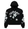 Blockbuster original de comercio exterior 450G chalecos acolchados de terciopelo para pastel sudadera con estampado de araña de espuma sudaderas Sp5der