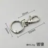 Llavero Creativo de Aleación de Zinc Hebilla de Perro Colgador Hebilla de Unión de 25 mm Hebilla Colgante Multifuncional Accesorios para Figuras de Muñecas DIY