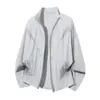 Goinsk Malla Cleanfit Hilo Original Protección Solar UPF50+ Camisa Fina de Protección Solar Chaqueta Deportiva de Verano para Hombre de Secado Rápido