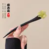 Horquilla de Imitación de Sándalo Antigua Nueva China de Gama Alta Horquilla para Cheongsam Falda de Cara de Caballo Horquilla de Madera Hanfu Cabello Horquilla para el Cabello