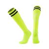Calcetines de fútbol para hombre y mujer, de tubo medio, para niños, de dos barras, profesionales, antideslizantes, deportivos, gruesos, por encima de la rodilla, para entrenamiento al aire libre.