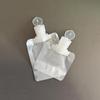 Bolsa Portátil de Viaje para Reenvasado de Loción, Bolsa Transparente con Boquilla Flip-Top, Empaque para Champú y Gel de Ducha Listo para la Venta