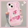 Funda de Teléfono con Diseño de Texto Creativo Adecuada para Apple 17 Pro Max, Mate 80, Año Nuevo 16 Doble Soporte, 15 Silicona Huawei