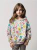 Sudadera con capucha para niña, diseño vintage de marca, estampado creativo, estilo RB05