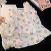 Pijamas para Niñas Traje de Verano Fino 2025 Nuevo Lindo Ropa para el Hogar Pijama Chaleco Algodón Nube Aire Acondicionado