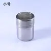 Agitador de Polvo con Tapa, Polvo de Cacao, Polvo de Café, Agitador de Polvo de Acero Inoxidable, Recipiente para Polvo, Cubo Estilo Malla Fina, Botella para Condimentos
